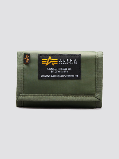 Alpha Industries Crew Wallet In Black
