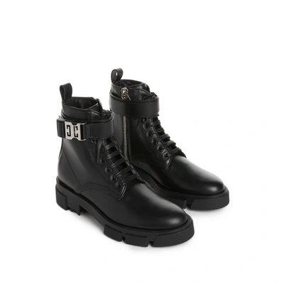 Givenchy Bottines Terra En Cuir