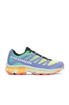 Salomon Xt-4 Trail Running Sneakers In Evening Primrose  Mint Leaf & Lolite