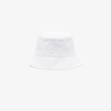 FRESCOBOL CARIOCA WHITE LEONDRO LOGO COTTON BUCKET HAT,19750117923198