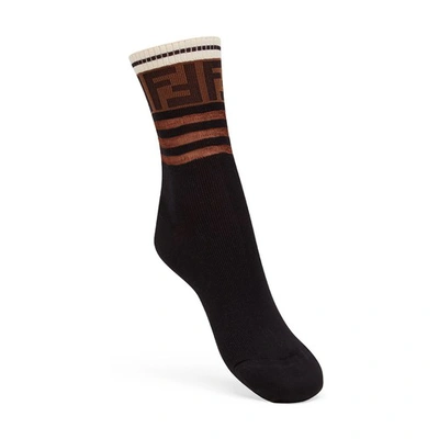 Fendi Socks In Noir