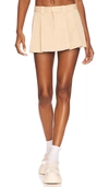 L'academie Bella Mini Skirt In Tan