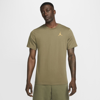 Jordan Jumpman Men's Short-sleeve T-shirt In Medium Olive,light Curry