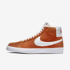 Nike Sb Zoom Blazer Mid Skate Shoes In Orange