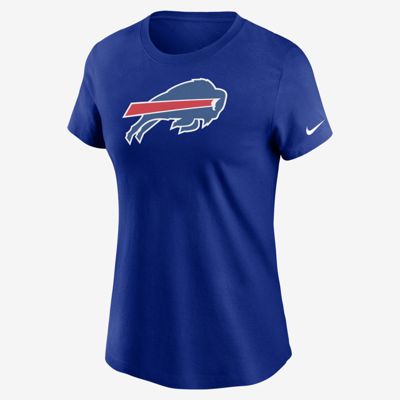 Nike Women's Royal Buffalo Bills Logo Essential T-shirt In Blue