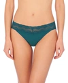 Natori Bliss Perfection Soft & Stretchy V-kini Panty Underwear In Chestnut Luxe Leopard Print