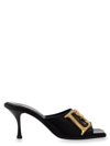 Dsquared2 D2 Statement Sandal In Leather In Black