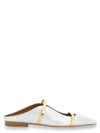 Malone Souliers Maureene Pointed Ballerina Shoes In Metallic