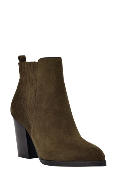 Marc Fisher Ltd Alva Bootie In Medium Green