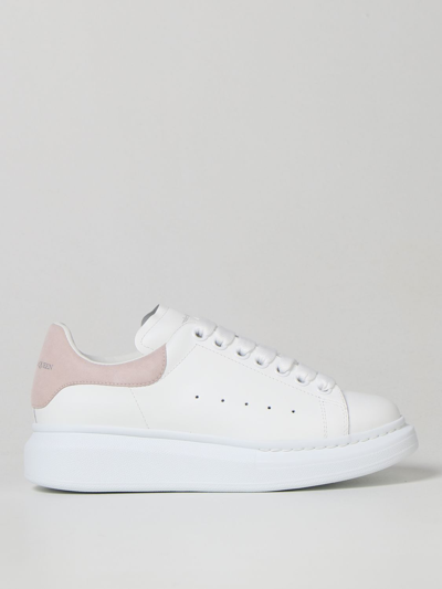 Alexander Mcqueen Leather Trainers In Pink