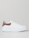 Alexander Mcqueen Metallic Oversized Low-top Sneakers In Pink