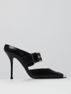 Alexander Mcqueen Metal-toecap 110mm Heel Pumps In Black