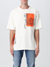 Heron Preston Off-white Gothic Color Blocks T-shirt In White