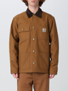 Carhartt Michigan Organic Cotton Single-breasted Coat In Brown