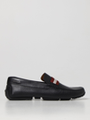 Bally Pearce Stripe-trim Detail Loafers In Black