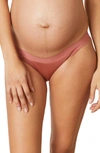 Cache Coeur Serena Lace Maternity Bikini In Terracotta