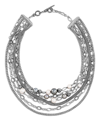 John Hardy Remix Multi-row Freshwater And Tahitian Pearl Necklace In Silver