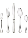 CHRISTOFLE MALMAISON FIVE-PIECE INDIVIDUAL SILVER-PLATED PLACE SETTINGS