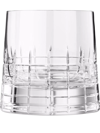 CHRISTOFLE GRAPHIK DOUBLE OLD FASHIONED CRYSTAL GLASS
