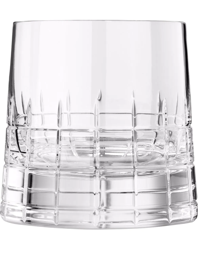 Christofle Graphik Double Old Fashioned Crystal Glass In White