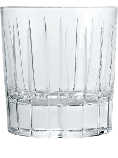 Christofle Iriana Double Old Fashioned Crystal Glass In White