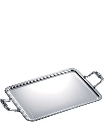 Christofle Malmaison 镀银长方形托盘（43厘米 X 31厘米） In Silver