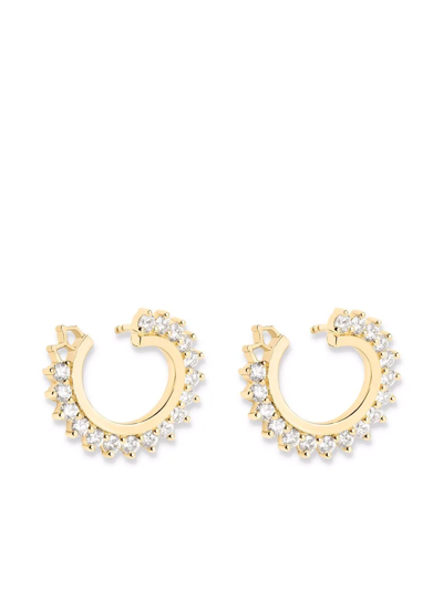 Nouvel Heritage 18kt Rose Gold Vendome Diamond Earrings