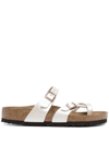 Birkenstock Madrid Open-toe Sandals In Braun