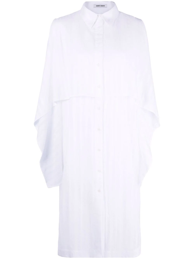 Henrik Vibskov Slip Shirt Dress In White