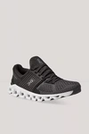 On Women's Cloudswift Low Top Running Sneakers In Black | Rock