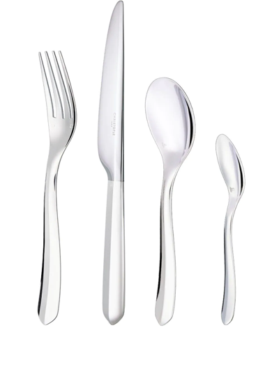 CHRISTOFLE INFINI SILVER-PLATED FLATWARE SET (6-PERSON SETTING)