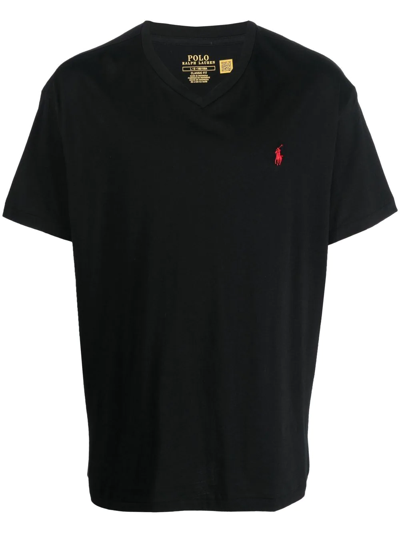 Polo Ralph Lauren Polo Pony Short-sleeve T-shirt In Black
