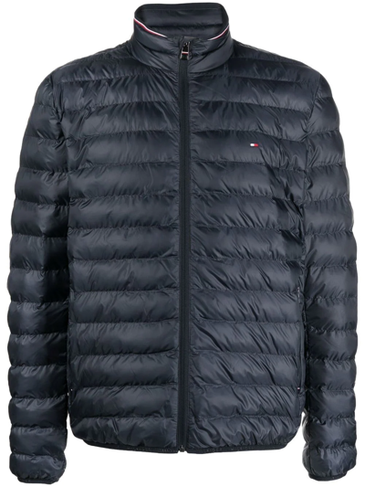 Tommy Hilfiger Padded Zip-up Jacket In Blau