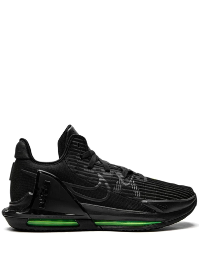 Nike Lebron Witness Vi Sneakers In Black/black/anthracite/volt
