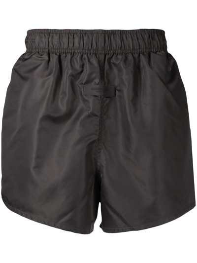 Essentials Drawstring Technical Shorts In Grau