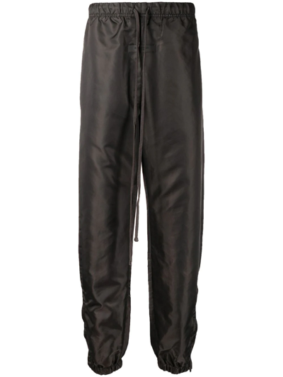 Essentials Drawstring Technical Track Pants In Schwarz