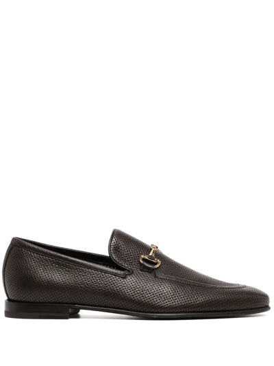 Barrett Horsebit-buckle Leather Loafers In Braun