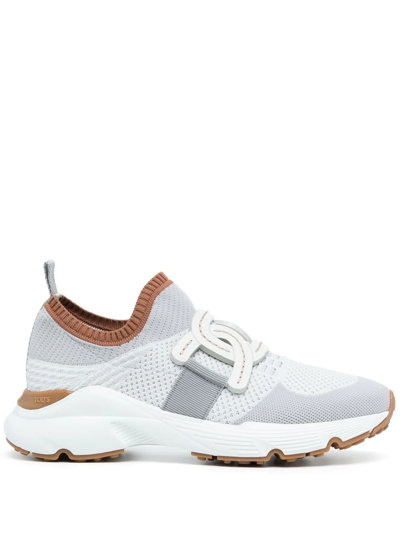 Tod's Panelled Low-top Sneakers In White