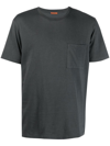 Barena Venezia Patch-pocket Crew-neck T-shirt In 585 Lavagna