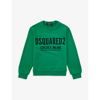 DSQUARED2 LOGO-PRINT COTTON-JERSEY SWEATSHIRT 6-16 YEARS