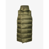 RICK OWENS SLEEVELESS QUILTED SHELL-DOWN JACKET