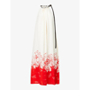 PROENZA SCHOULER FLORAL-PRINT RELAXED-FIT WOVEN MIDI DRESS