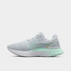 Nike Women's React Infinity 3 Running Shoes In Pure Platinum/mint Foam/white