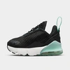 Nike Babies'  Kids' Toddler Air Max 270 Casual Shoes In Off Noir/black/summit White/mint Foam