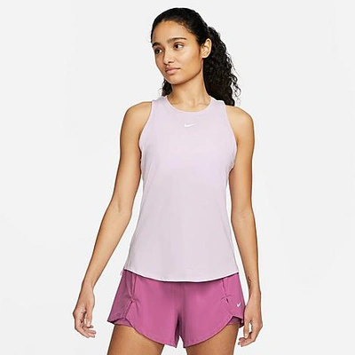 Nike Women's Dri-fit One Luxe Standard Fit Tank Top In Purple