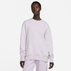 Nike Women's  Sportswear Phoenix Fleece Oversized Crewneck Sweatshirt In Doll/sail