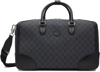 GUCCI BLACK INTERLOCKING G TRAVEL BAG