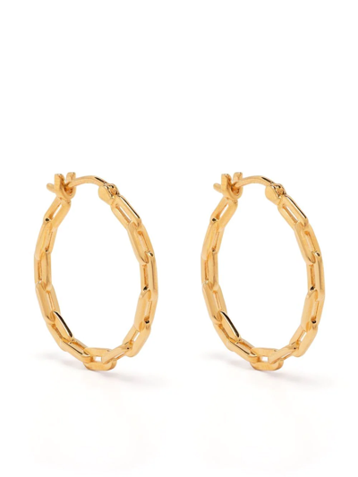 Maria Black Gemma 18 Hoop Earrings In Gold