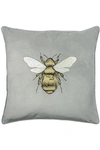 PAOLETTI PAOLETTI PAOLETTI HORTUS BEE THROW PILLOW COVER- SILVER GREY