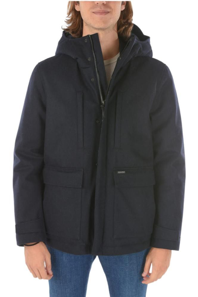 Woolrich Men's  Blue Other Materials Down Jacket